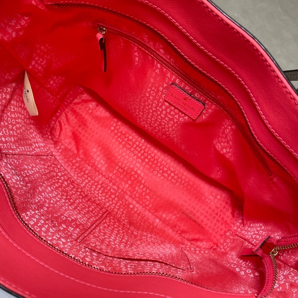 Kate Spade Abbey Street Karla in Cream and Hot Pink EUC - Picture 11 of 17